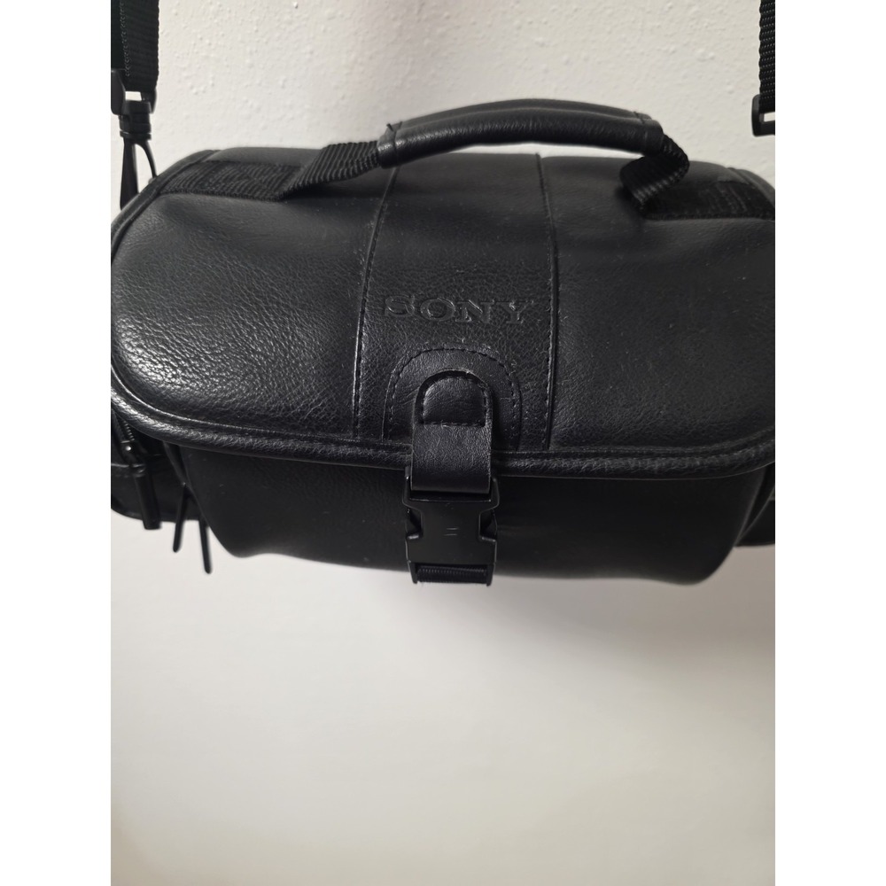 Sony LCS-VA Camcorder Camera Shoulder Carry Case Black Padded Vintage Travel Bag - Picture 2 of 16